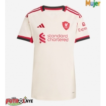 Camiseta Liverpool Alexis Mac Allister #10 Visitante Equipación para mujer 2025-26 manga corta